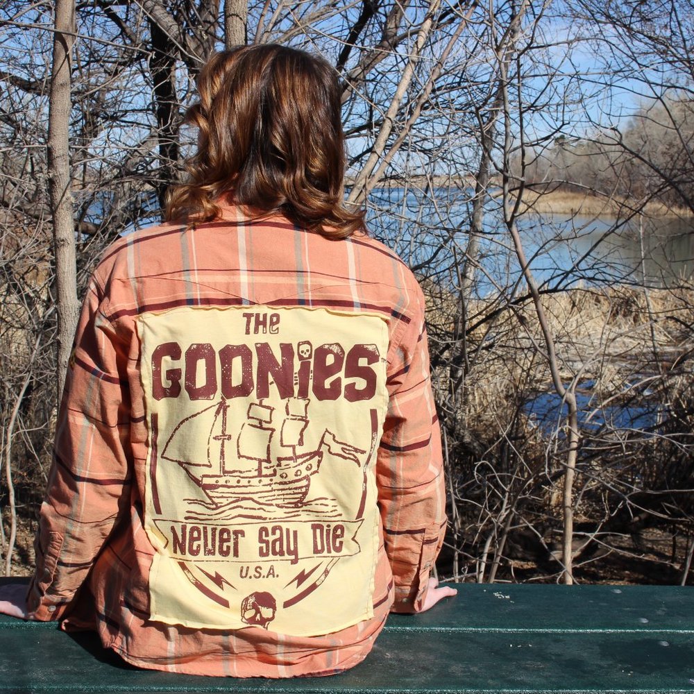 Goonies Orange Flannel